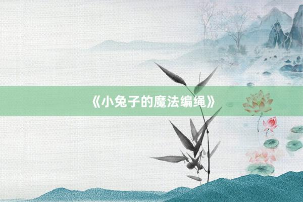 《小兔子的魔法编绳》